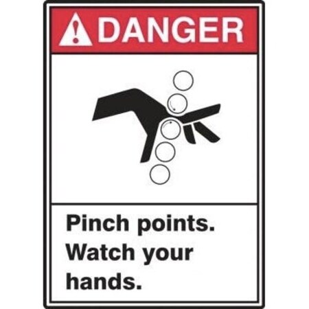 Accuform Danger Sign, MEQM040XV MEQM040XV